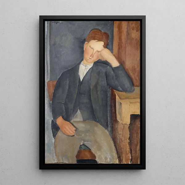 Reproduction of the painting The Young Apprentice - Amedeo Modigliani