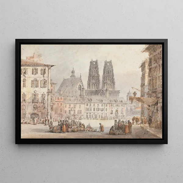Rouen - Amelia Long — framed artwork on a wall