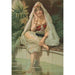 a seated woman with her foot in the water next to a soap - American Lithograph Co — artwork view