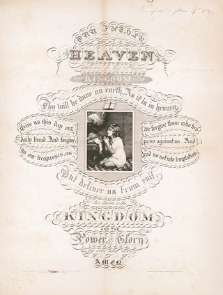 The Lord's Prayer - American Photo-Lithographic & Co.. — artwork view