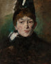 Portrait of a Lady - American School — artwork view
