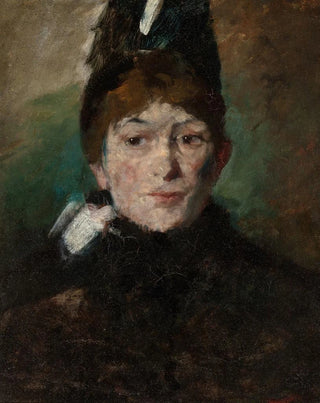 Portrait of a Lady - American School — artwork view