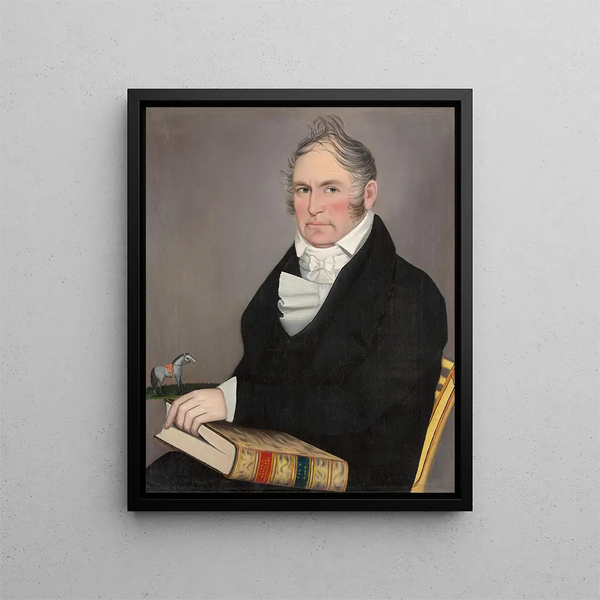 Cornelius Allerton - Ammi Phillips — framed artwork on a wall