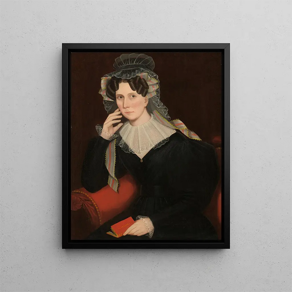 Jane Storm Teller - Ammi Phillips — framed artwork on a wall