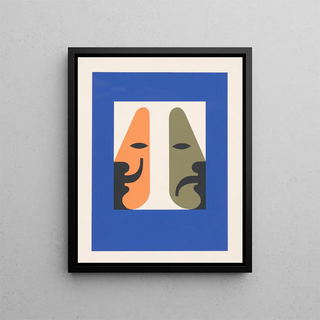 L'esprit du théâtre vivant - Amos H. Brubaker — framed artwork on a wall