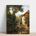 Reproduction of the painting of An Old Mill above Pörtschach - Alfred Zoff