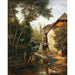 Reproduction of the painting of An Old Mill above Pörtschach - Alfred Zoff