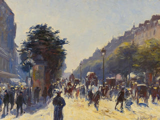 Boulevard des Italiens - Anatole Eugène Hillairet — artwork view