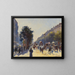 Boulevard des Italiens - Anatole Eugène Hillairet — framed artwork on a wall