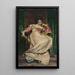 La Méditation - Anatole Vély — framed artwork on a wall