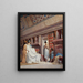 Scene of bath - Anatolio Scifoni — framed artwork on a wall