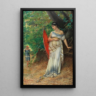 Reproduction of the painting La Petite Tête de Mule - Anatolio Scifoni