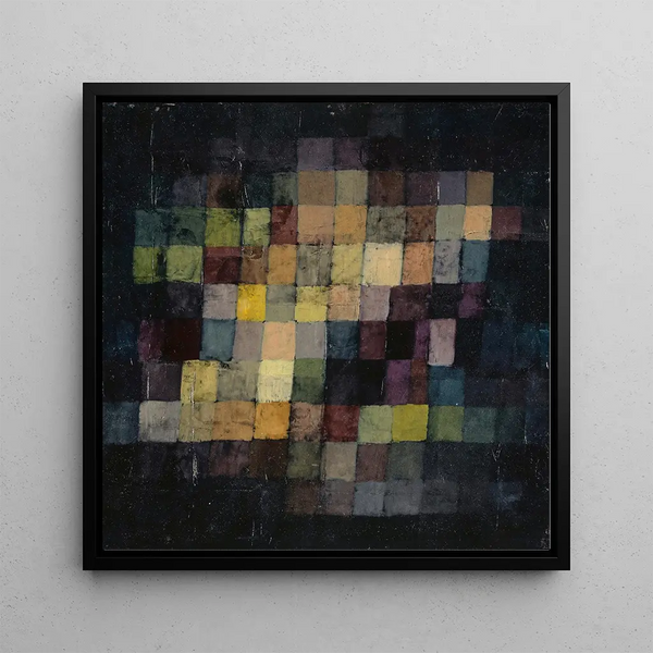 Old sound - Paul Klee — framed artwork on a wall