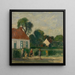 Old Road in Schilde - Albert Van Dyck — framed artwork on a wall
