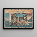 Acte VII Shichidanme - Andō Hiroshige — framed artwork on a wall