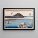 Fuchu Painting - Hiroshige Andō — framed artwork on a wall