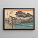 Temple Fujisawa Yugyōji - Andō Hiroshige — framed artwork on a wall