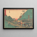 Hakone Painting - Andō Hiroshige — framed artwork on a wall