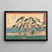 Hamamatsu - Andō Hiroshige — framed artwork on a wall