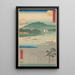 Hiratsuka Painting - Andō Hiroshige — framed artwork on a wall