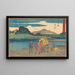 Hiratsuka Painting - Andō Hiroshige — framed artwork on a wall