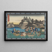 Invitation to Hara-kiri - Andō Hiroshige — framed artwork on a wall