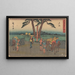 Ishibe - Hiroshige Andō — framed artwork on a wall