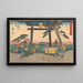 Kakegawa Painting - Andō Hiroshige — framed artwork on a wall