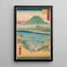 Kanbara Painting - Andō Hiroshige — framed artwork on a wall