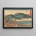 Kyoto Painting - Andō Hiroshige — framed artwork on a wall
