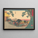 Mishima - Hiroshige Andō — framed artwork on a wall