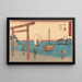 Miya Painting - Andō Hiroshige — framed artwork on a wall
