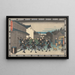 Night Visit at the Gunsmith's - Andō Hiroshige — framed artwork on a wall