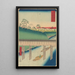 Pont Ochanomizu - Andō Hiroshige — framed artwork on a wall