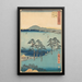 Oiso - Andō Hiroshige — framed artwork on a wall