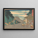 Okabe - Hiroshige Andō — framed artwork on a wall