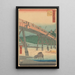 Okazaki Painting - Andō Hiroshige — framed artwork on a wall