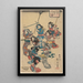 Querelle de domestiques - Andō Hiroshige — framed artwork on a wall