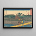 Shimada Painting - Andō Hiroshige — framed artwork on a wall