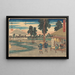 Yoshiwara - Andō Hiroshige — framed artwork on a wall
