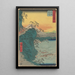 Yui Painting - Andō Hiroshige — framed artwork on a wall