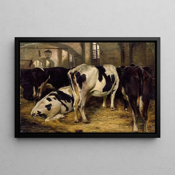 Stable - Anders Askevold — framed artwork on a wall