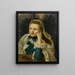 Unknown Woman - Anders Bergius — framed artwork on a wall