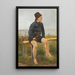 Reproduction of the painting A Boy Fisherman - Anders Christian Lunde