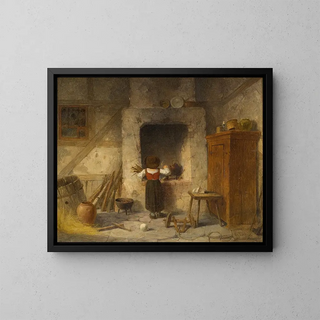 Domestic work - Anders Gustaf Koskull — framed artwork on a wall