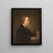 Portrait of Lorenzo Hammarsköld - Anders Lundquist — framed artwork on a wall
