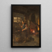 Chez le forgeron - Anders Olsson Montan — framed artwork on a wall