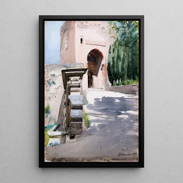 Reproduction of the painting Porte de l'Alhambra - Anders Zorn