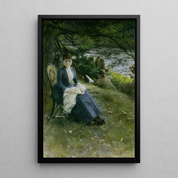 Reproduction of the painting in Scotland Madame Symons - Anders Zorn