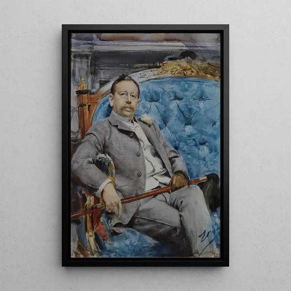 Jean Burnay - Anders Zorn — framed artwork on a wall